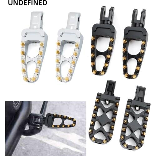 MX Foot Peg Motorcycle Pegs Driver Passenger Footrests Pedals for Harley Softail 2018-later Fat Boy Low Rider 114 Bobber Chopper