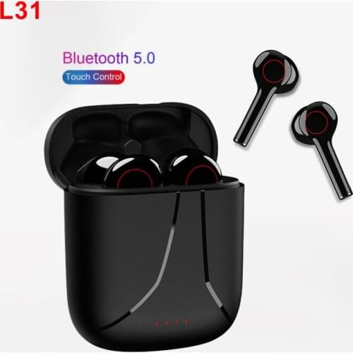 TWS L31 Bluetooth Earphone Music Earpieces Business Headset Touch Sports Earphones Suitable Wireless Eardphones For iOS Android