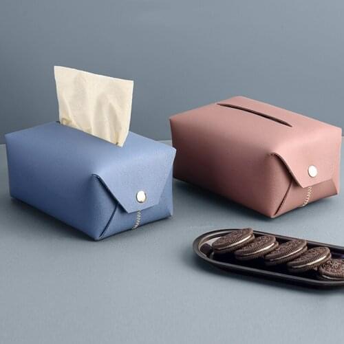 Nordic Home Creative Drawer Tray Car Living Room Coffee Table Tissue Storage Box