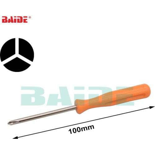 Orange 1.5Y 1.5/2.0/3.0mm Tri Wing Y 1 Screwdriver Tri-point for Wii DS Lite DS Repair Opening Tool for Laptop Battery 3000pcs