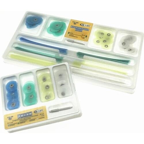 Dental Finishing And Polishing Discs Polishing Strips Mandrel Set Dental Supplies Resin Filling Material