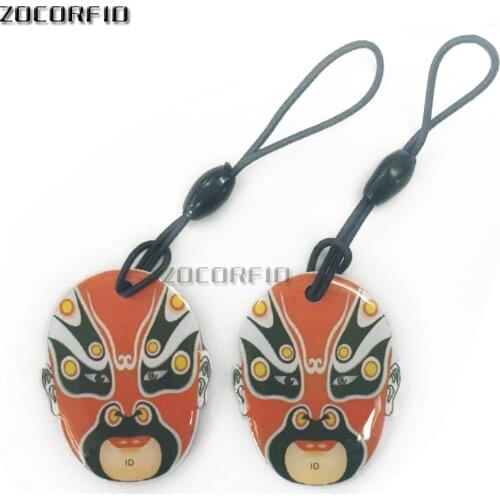 10pcs/lot china style 125KHz RFID Tag Writable Epoxy Hang Rewritable Proximity Access control For Copier Copy 125KHz Card