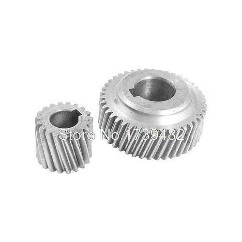 Gray Spiral Bevel Gear 2 in 1 Set for Makite 110 4100NH Marble Cutting Machine