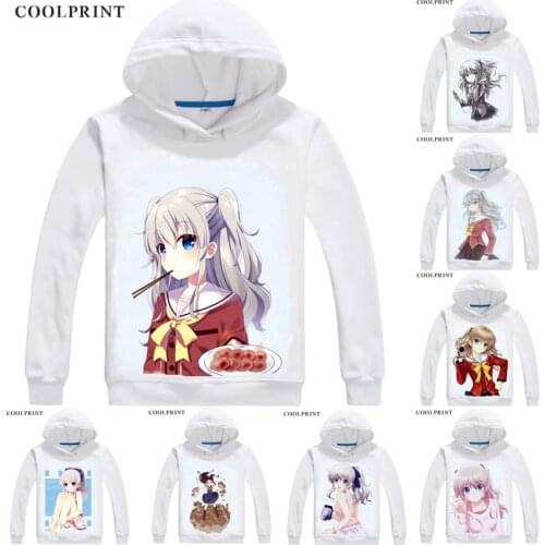 Charlotte Tsuyoimono-tachi Hoodies Nao Tomori Otosaka Yuu Awesome Streetwear Sweatshirt Streetwear Custom Hoodie Costume Hooded