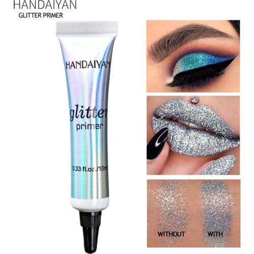 Long-lasting waterproof sequin primer eye shadow makeup front breast lip eye and face multifunctional primer