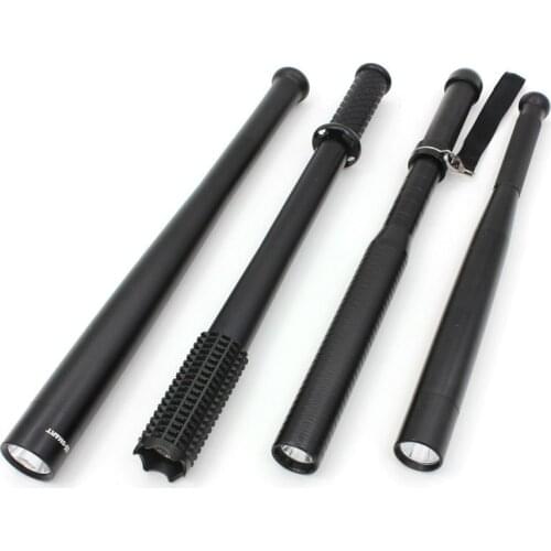 LED flashlight rechargeable mace strong flashlight anti-wolf self-defense explosion-proof patrol security stick