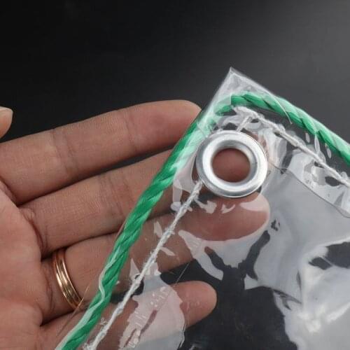 Thick 0.3mm Transparent PVC Rainproof Cloth Balcony Bonsai Succulent Plants Pet Dog House Cover Waterproof Tarpaulin