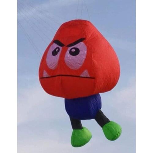 Mushroom Outdoor toys soft kite Single line kite rainbow big kite outdoor fun inflatable kite windsock inflatable pendants