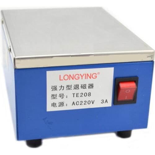 TC-2/TE-208 Strong Metal Mold Hardware Tool Measuring Instrument Desktop Flat Demagnetizer Degaussing Demagnetizer 220V