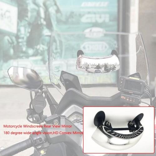 R1200GS R1250GS Rear View Mirror 180 Ultra Wide Angle Central Rearview Mirror for Yamaha KTM Kawasaki BMW Universal Motorcycle