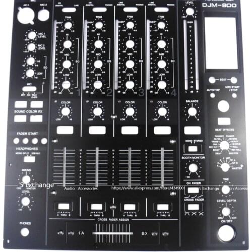 1 set Main Faceplate DNB1144 Fader Panel DAH2427,DAH2426 Replace Plates for Pioneer DJM800
