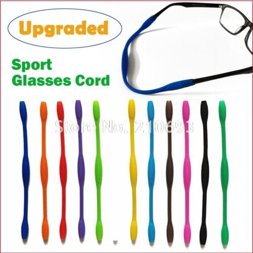 100pcs Adult Kids Silicone Eyeglasses Cord Sunglasses Chain String Anti Slip Glasses holder Safe Comfortable Free Shipping