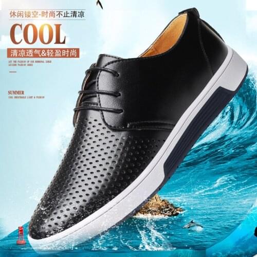 2021 fashion classic mens casual board shoes large size fashion hollow sports style mens shoes single shoes