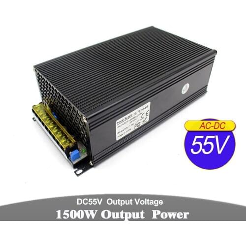 AC DC 55V Power Supply DC55V 1500W Transformer 110V 220V AC-DC LED Driver Power Supply Unit for CNC Router Stepper Motor