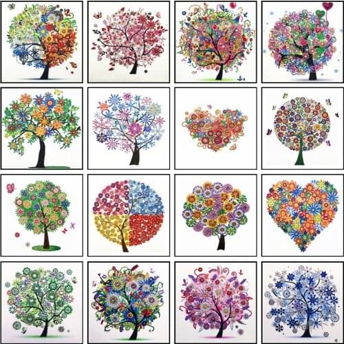 Diamond Embroidery Winter Flower Tree Special Shape Diamond Painting Needle Rhinestone 5d Diamond DIY Crystal Painting