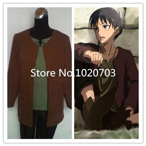 Attack on Titan Eren Childhood Cosplay Costume