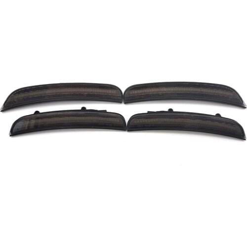 Car Front Rear LED Side Marker Lights Smoked Lens For DODGE CHARGER 2015-2018