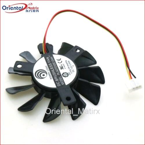 Free Shipping PLA07010S12H 12V 0.50A 65mm 40*40*40mm VGA Fan For MSI Graphics Card Cooling Fan 4Pin 3Wire