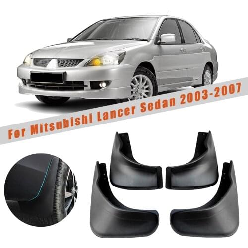 Car Mud Guards For Mitsubishi Lancer Sedan 2003-2007 Front Rear Splash Guards Over Fender Kit Car Styling Fender Accessories