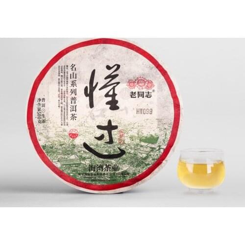 2021 Haiwan Laotongzhi Raw Pur-erh Chinese Tea Famous Mountain Series-Dongguo Mountain Ancient Tree 500g