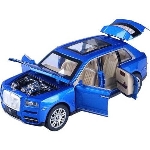 TOMY 1:24 Model Car Boy Sound Light Toy Car with Acousto-optic Return Force Childrens Toy Gift Collection Rolls-Royce Currian