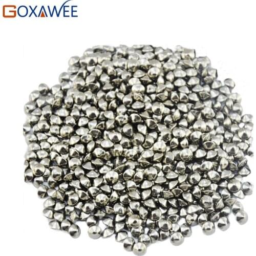 GOXAWEE Jewelry Tools Ball Cones Polishing Media for Rotary Tumbler Jewelry Polishing Tumbler Accessories Oval Polishing Beads
