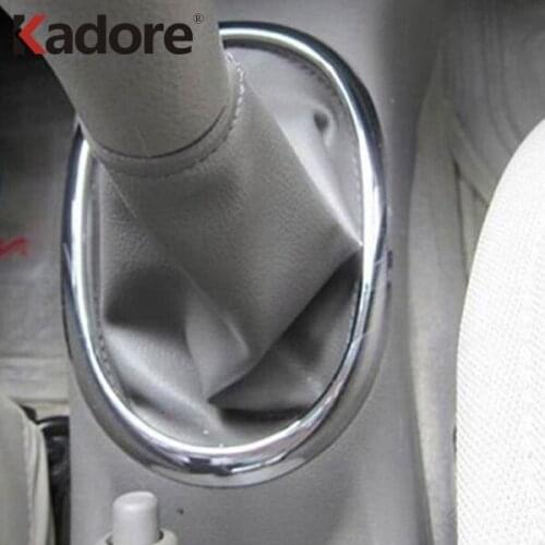 For Nissan Versa Sedan 2012 ABS Chrome Gear Round Cover Trim Car Styling Car Decoration Inner Accessories
