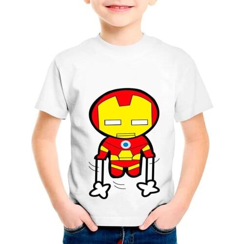 Summer Disney Cartoon Childrens T-shirt Summer Boys Fashion Top Childrens Clothing Short Sleeve T-shirt Cotton