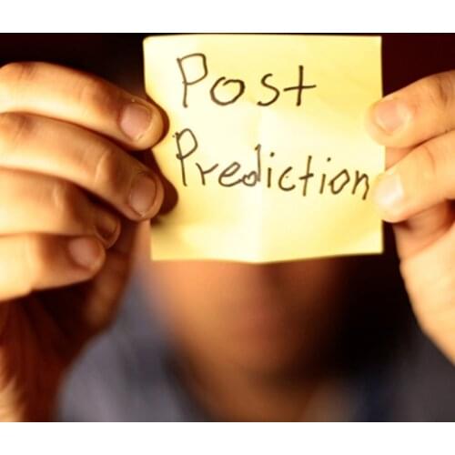 Post Prediction (Gimmicks) by Magic from Greece Magic Mentalism,Bizarre and Psychokinesis Perf Magic Tricks Poker Card Magic