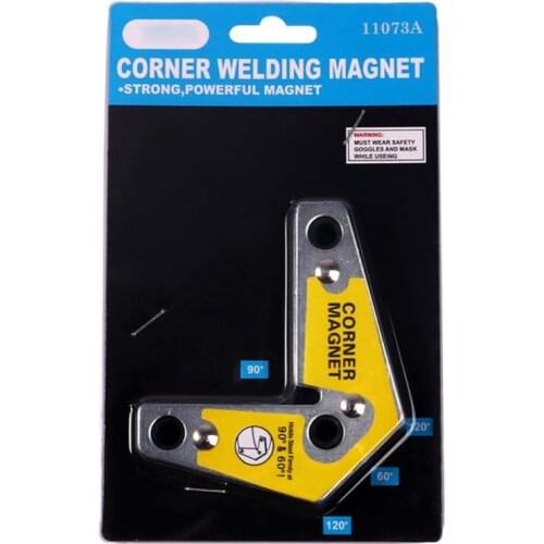 60/90/120°Degree Magnet Welding Locator Magnetic Holder Weld Fixture Corner Clamp Fixer Welder Soldering Tools
