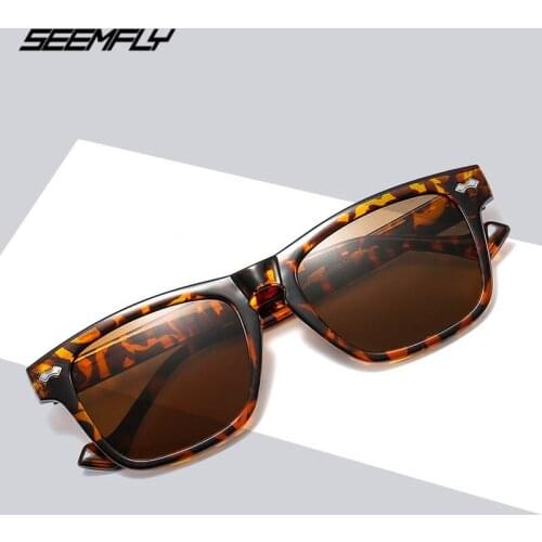 Seemfly Fashion Candy Color Sunglasses Full Frame Clear Lens Glasses Women Outdoor Travel Driving Goggle Eyewear UV400 Shades