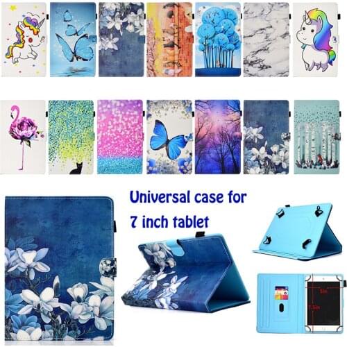 Universal Case for 7 Inch Tablet case Folio Cover Protective Stand for Touchscreen Tablet ASUS Acer Lenovo Visual Land NuVision