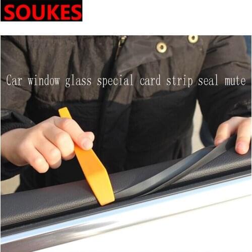 1M 1 Car Window Seam Gap Sealing Protection Strip For Volkswagen VW Polo Passat B5 B6 B7 CC Golf 4 5 6 7 Touran T5 Tiguan Bora