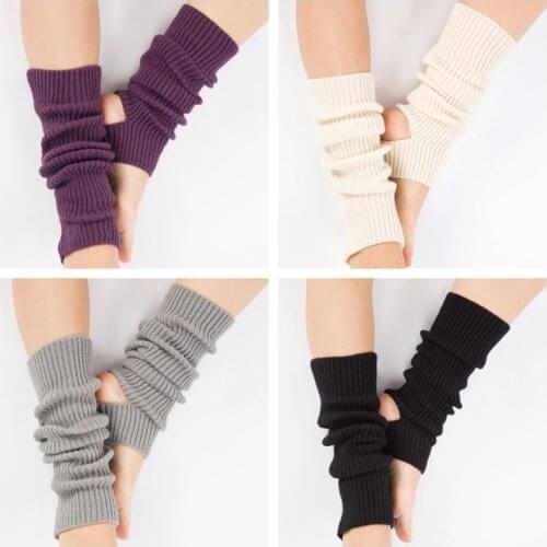 Woman Yoga Socks Gym Fitness Dancing Female Daily Wear Exercising Keep Warm Latin Dance Long Section Knitting Walking Hot