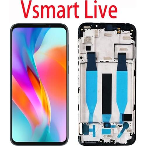Original For 6.2" Vsmart Live LCD Super AMOLED LCD Screen Display+Touch Panel Digitizer Vsmart Live LCD Display
