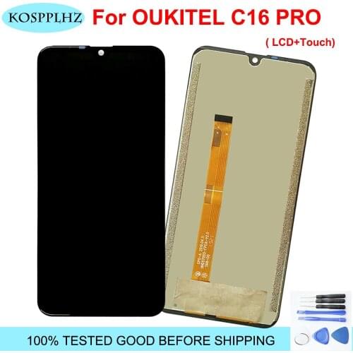 5.71 inch For oukitel c16 pro LCD Display + 1520x720 Touch Screen Assembly Repair Parts High Quality Replacement Phone + tools