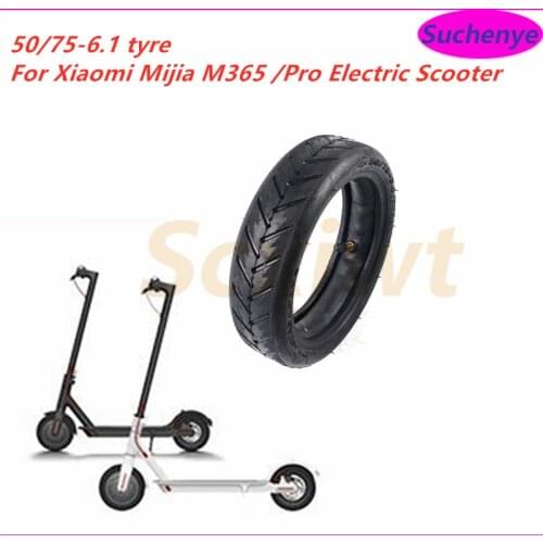 8 1/2X2 Tube Tire 50/75-6.1 for Xiaomi Mijia M365 Electric Scooter Outer Tire Upgraded Inflatable Tyre Replacement Inner Camera