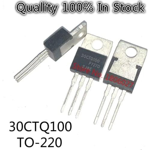 Send free 20PCS 30CTQ100 TO-220 100V 30A New original spot selling integrated circuits