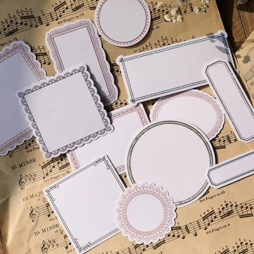 KSCRAFT 50pcs Differents Labels Paper Stickers for Scrapbooking Happy Planner/Card Making/Journaling Project