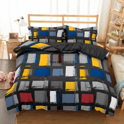 Camouflage Sport Racing Printed Bedding Set Abstract Geometric Duvet Covers For Men 100% Microfibre Soft Warm Adult Quilt Sheet