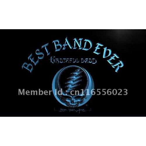 LA334- Best Band Ever Grateful Dead LED Neon Light Sign home decor crafts