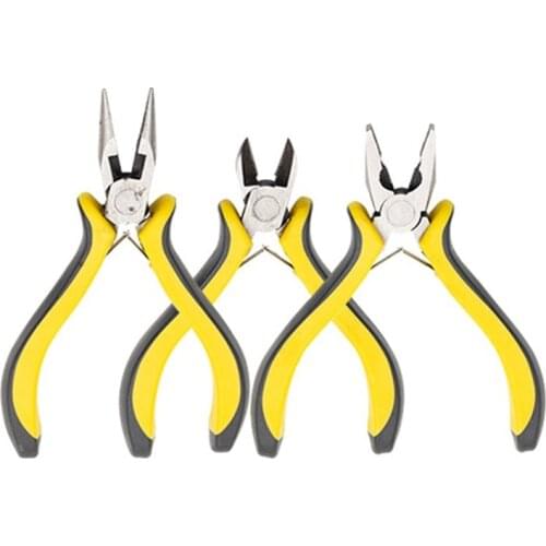 Mini Pliers Small Pliers 4.5 inch Needle-nosed Pliers Wire Pliers Jewelry Handmade Beaded Wire cutting Pilers Hardware Tools