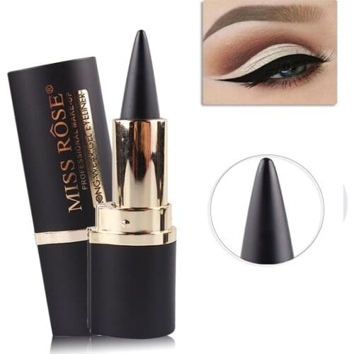 MISS ROSE Professional Beauty Makeup Tool Waterproof Eyeliner Gel Black Long-lasting Kajal Eye Liner Stickers Eyes