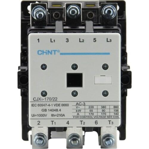 Original CHINT CJX1-170/22 380V 220V 110V 36V 24V AC contactor CE 3TF50