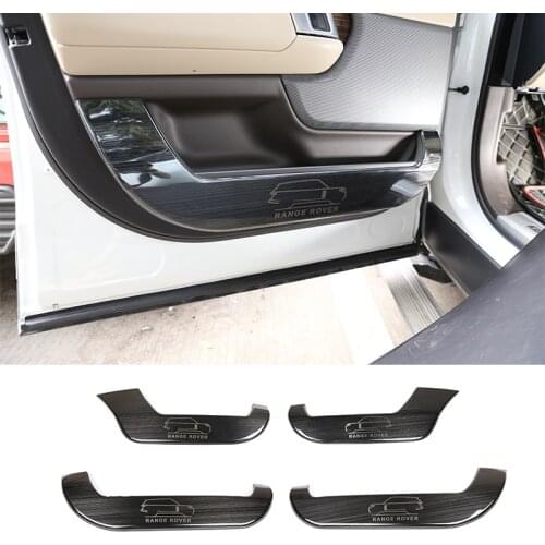 For 2018-20 Land Rover Range Rover Vogue stainless steel door anti-kick protection cover (extended version) interior accessories