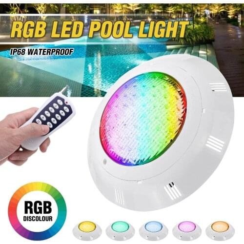 45W RGB Led Swimming Pool Light 450LED IP68 Waterproof AC12V-24V Outdoor RGB UnderWater Light Pond Led Piscina Luz Spotlight