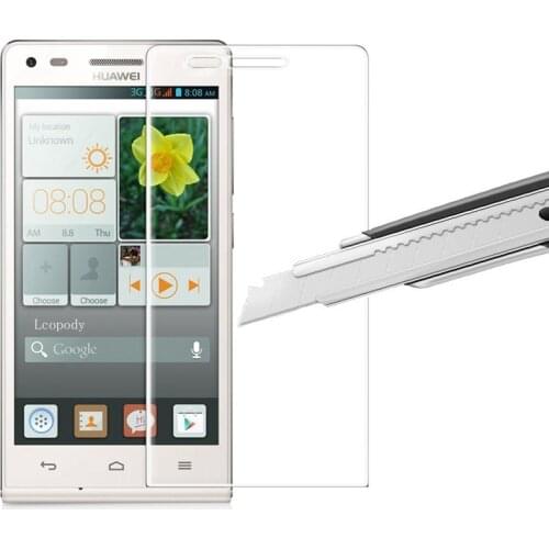 HD 9H screen protector film en verre FOR huawei G6 G 6 L11 U00 U10 Tempered glass Ascend G6_U10 G6_U00 G6_L11 CASE SKLO