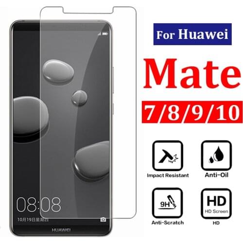 Protective glass on the for Huawei mate 10 pro lite screen protector film huaweii huwai huaway mate 8 10pro 10lite tempered glas