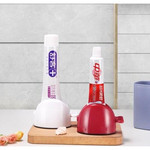 1PC Multi-functional Toothpaste Dispenser Facial Cleanser Squeezer Clips Rolling Toothpaste Squeezer Tube Bathroom Accessories