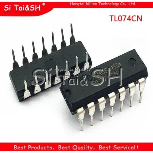 10PCS TL074CN DIP14 TL074 DIP 074CN DIP new and original IC